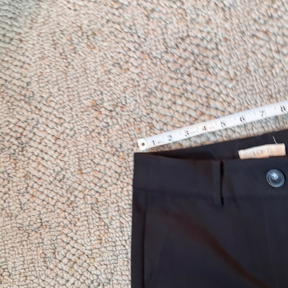 LOFT Black High Waist Dress Pants Size 0 - Picture 3 of 7